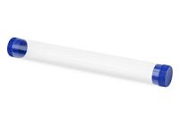 Футляр-туба пластиковый для ручки «Tube 2.0», цвет: синий, прозрачный