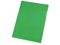 Папка- уголок А4, цвет: зеленый, матовый