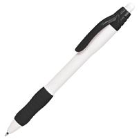Ручка шариковая с грипом N4, белый, черный
