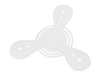 Летающий диск «Фрисби», цвет: белый