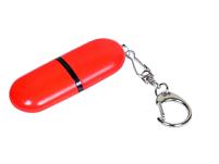 USB-флешка промо на 16 Гб каплевидной формы, цвет: красный