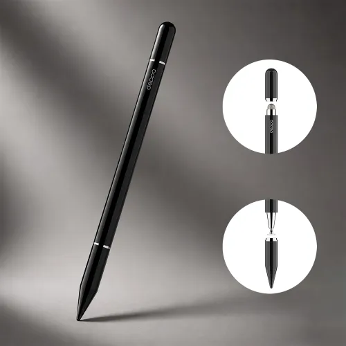 Стилус универсальный Pro Stick для планшетов и смартфонов, черный, Deppa