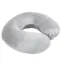 Подушка дорожная  "SOFT"; memory foam, микрофибра,серый, серый