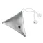 Чехол для наушников LOFT SILVER, серебристый