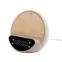 Настольные часы "Smiley" с беспроводным (10W) зарядным устройством и будильником, пшеница/бамбук/пластик