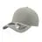 Бейсболка UNI-CAP PIQUET, без панелей и швов, без застежки, серый