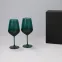 Подарочный набор 2 бокала для вина Эмеральд (Emerald) в черной коробке