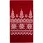 Шарф Elnik, красный с молочно-белым