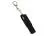 USB-флешка на 256 Гб 2 в 1 поворотный механизм, c дополнительным разъемом Type-C с одноцветным металлическим клипом, черный