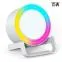 Беспроводная Bluetooth колонка U-Tone RGB c функцией беспроводной зарядки 15W, Белый.
