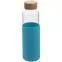 Бутылка для воды Dakar, прозрачная с бирюзовым
