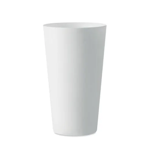 Reusable event cup 500ml, белый
