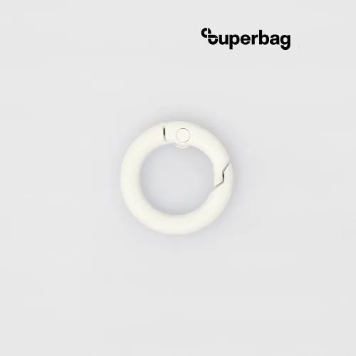 Карабин-кольцо Ring для обвеса, d=2см (белый)