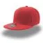 Бейсболка SNAP BACK, 6 клиньев, пластиковая застежка, красный
