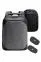 Рюкзак ClickPack Pro 46х34х16 см, комбинированный черный/серый