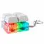 Брелок Press Anti Stress с LED подсветкой (фонарик), Белый