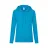 Толстовка женская без начеса LIGHTWEIGH HOODED SWEAT 240, голубой лазурный