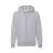 Толстовка без начеса LIGHTWEIGHT HOODED SWEAT JACKET 240, серый