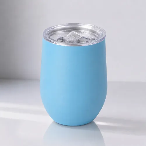 Термокружка Sense Gum, soft-touch, непротекаемая крышка, 370мл, крафтовая упаковка, голубой