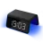 Зарядная станция с часами 15W Флейм (Flame), черная