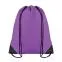 190T Polyester drawstring bag, фиолетовый