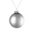 Оформительский шар Finery, 8 см, матовый серебристый