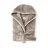 Банный халат VINGA Louis из rPET GRS, S-M, унисекс, 350 г/м²