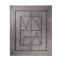 Плед VINGA Monogram из переработанного полиэстера GRS, 170x130 см