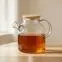 Стеклянный чайник с бамбуковой крышкой Sencha M