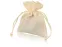 Мешочек подарочный, искусственный лен, малый, белый
