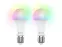 Набор из двух лампочек IoT CLED M1 RGB, E27, белый