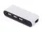 USB-хаб Hubix с коннектором 2-в-1 USB-C и USB-A, 2.0, белый