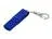 Флешка с поворотным механизмом, c дополнительным разъемом Micro USB, 16 Гб, синий