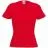 Футболка женская LADY FIT CREW NECK T 210, красный
