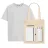 Набор с одеждой Крис (KRIS) (футболка, бутылка, ежедневник, ручка, шоппер), белый, S