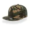Бейсболка SNAP BACK, 6 клиньев, пластиковая застежка, зеленый камуфляж