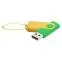 Флешка Designer To Go 2.0 USB 16Gb, Зеленый/Желтый