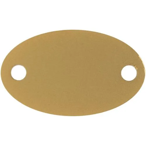 Шильдик металлический Alfa Oval, золотистый