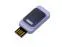 USB-флешка промо на 32 Гб прямоугольной формы, выдвижной механизм, белый