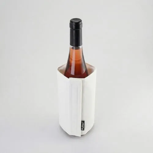 WINE COOLER SATIN WHITE/Охладитель-чехол для бутылки вина или шампанского, белый