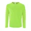 Футболка с длинным рукавом Sporty LSL Men, неоново-зеленая