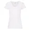 Футболка женская "Lady-Fit V-Neck T", белый
