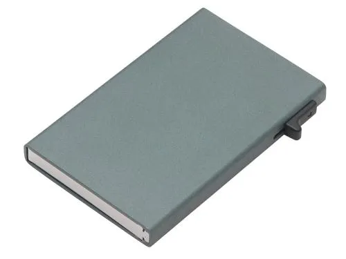 Картхолдер Florence с RFID- защитой из алюминия, цвет оружейной стали
