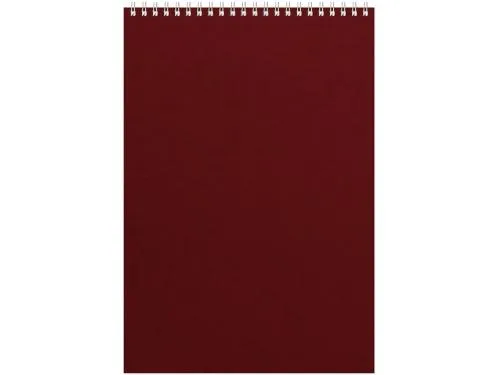 Бизнес - блокнот Альт А4 (198 х 285 мм) Office 60 л., бордовый