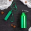Набор подарочный ENERGYHINT: зарядное устройство, бутылка, коробка, стружка, зеленый, зеленый