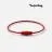 Тросик-кольцо Ring для обвеса, L=15см (красный)