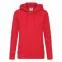 Толстовка женская LADY-FIT HOODED SWEAT JACKET 280, ярко-красный
