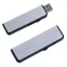 USB flash-карта "Pull" (8Гб), серебристый, черный