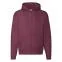 Толстовка с начесом PREMIUM HOODED SWEAT JACKET 280, бордовый