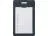 Вертикальный чехол для пропуска из экокожи Alicante, темно-синий